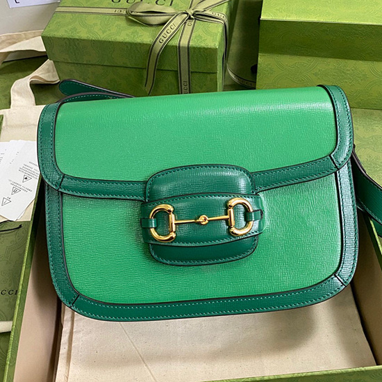 Gucci Horsebit 1955 Petit Sac à Bandoulière Vert 602204