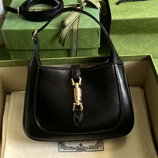 Gucci Jackie 1961 Mini Sac à Bandoulière Noir 637091