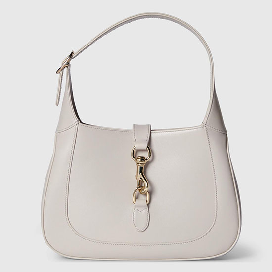 Gucci Jackie Petit Sac à Bandoulière Gris Clair 782849