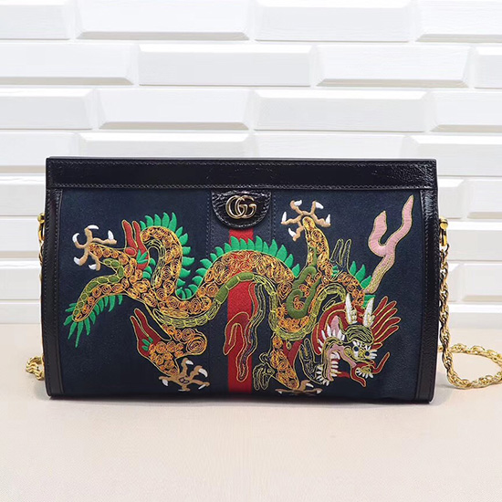 Gucci Sac à Bandoulière Moyen Brodé Ophidia 503876