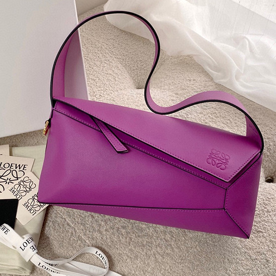 Loewe Puzzle Hobo Sac à Bandoulière Violet 51067