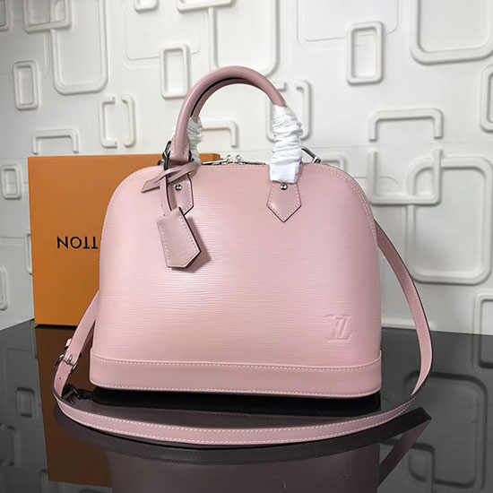 Louis Vuitton Cuir épi Alma Mm Rose M40302