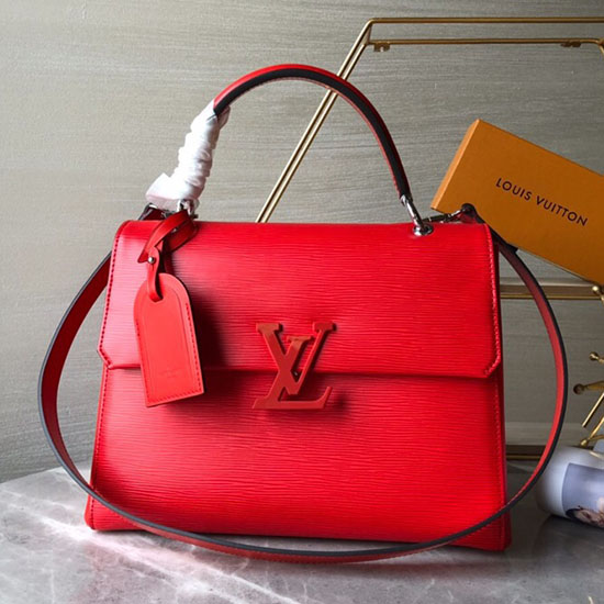 Louis Vuitton Cuir épi Grenelle Mm Rouge M53690