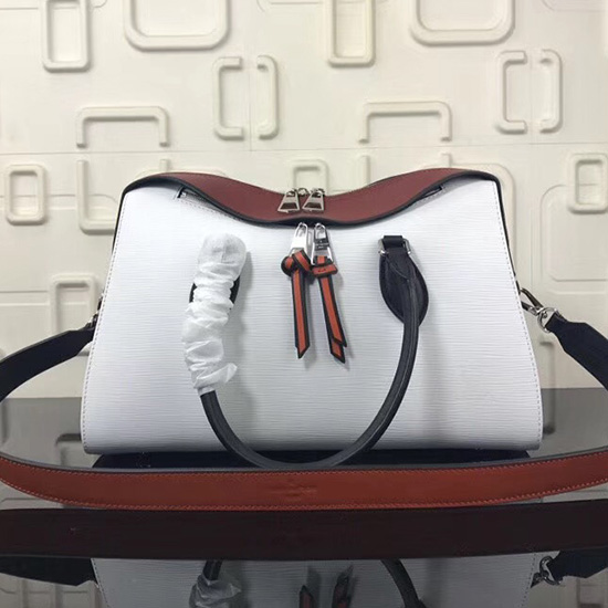 Louis Vuitton Cuir épi Tuileries Blanc M53443