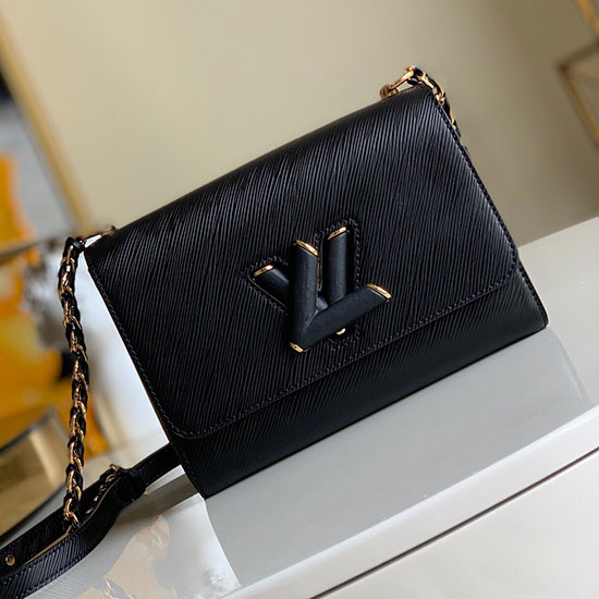 Louis Vuitton Cuir épi Twist Mm Noir M50282