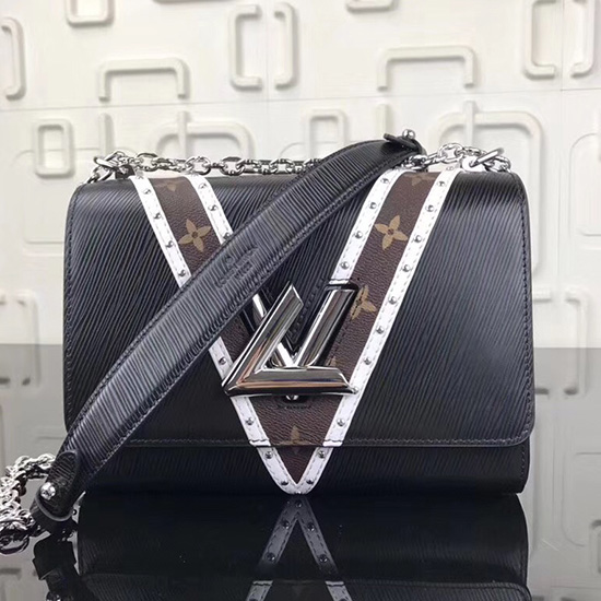 Louis Vuitton Cuir épi Twist Mm Noir M50282