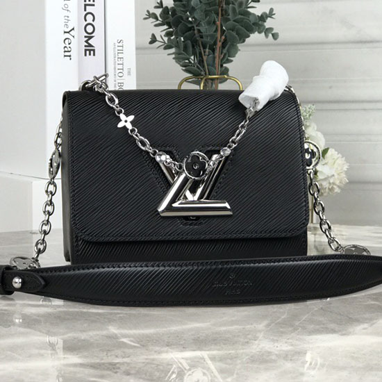 Louis Vuitton Cuir épi Twist Pm Noir M55531