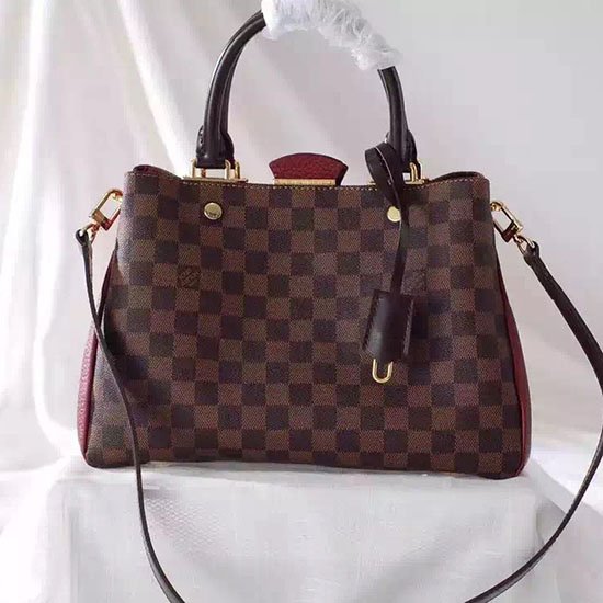 Louis Vuitton Damier ébène Toile Bretagne Bordeaux N41674