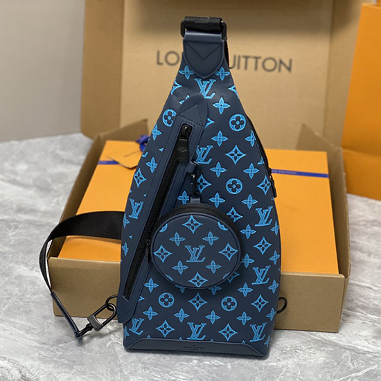 Louis Vuitton Duo Sac à Bandoulière Bleu M46562