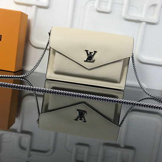 Louis Vuitton Pochette Mylockme Chaîne Blanc Cassé M63471