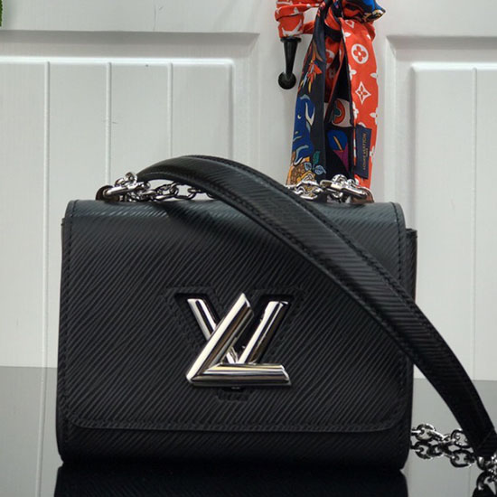 Louis Vuitton épi Cuir Twist Mini Noir M56117