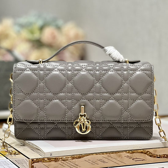 Mini Sac Miss Dior Gris Foncé D0980