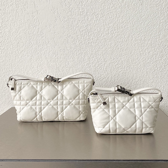 Pochette Nomade Diortravel Moyenne Blanc D6801