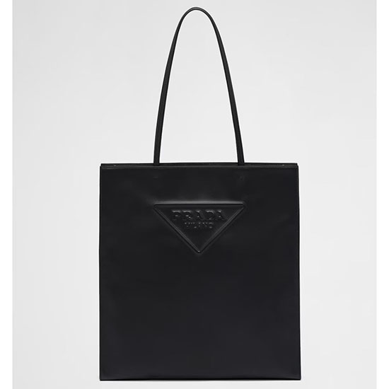 Sac Cabas Prada En Cuir Noir 1bg429