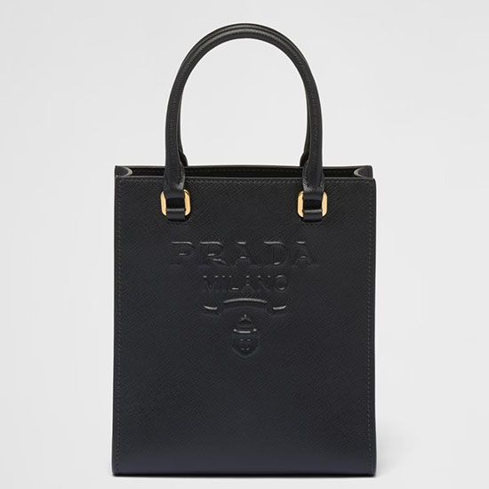 Sac à Main Prada En Cuir Saffiano Noir 1ba333