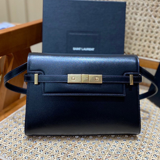 Saint Laurent Manhattan Petit Sac Bandoulière Noir 675626