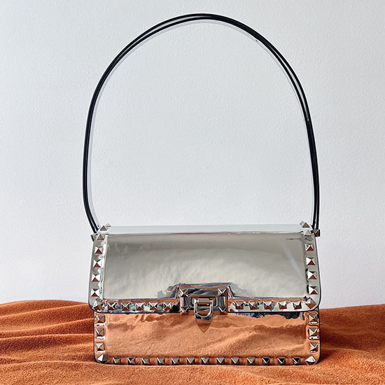 Valentino Garavani Sac à Bandoulière Rockstud23 Argent V0311