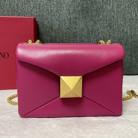 Valentino Garavani Sac à Bandoulière à Clous Rose V1215