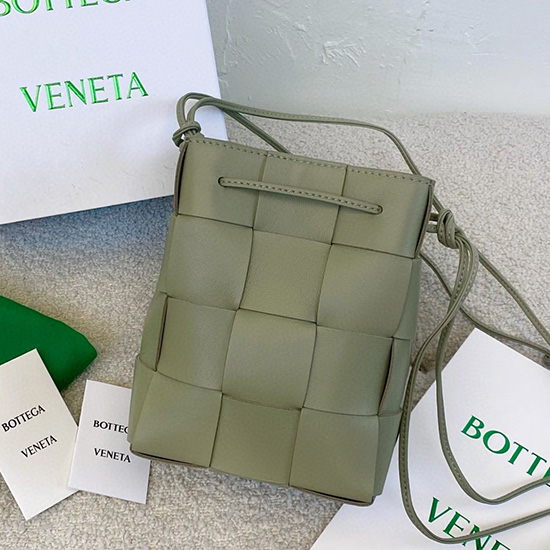 Bottega Veneta Kazettás Vödör Zacskó Kávé B680218