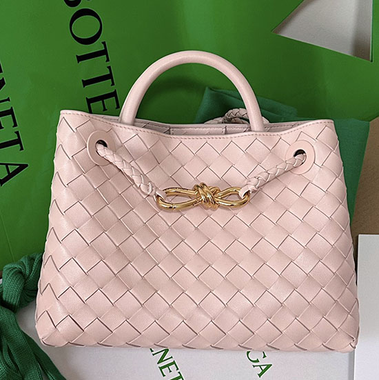 Bottega Veneta Kis Andiamo Táska Rózsaszín B74356