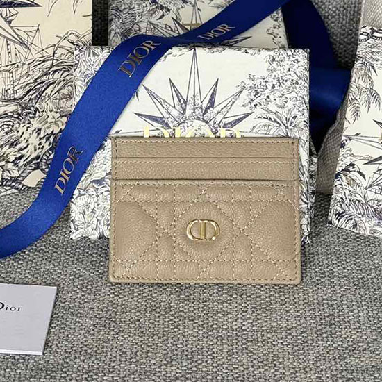 Dior Caro Freesia Kártyatartó Bézs S5130