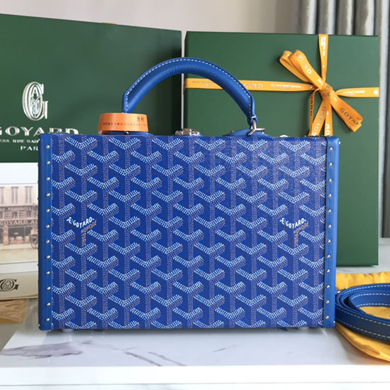 Goyard Grand Hotel Csomagtartó Táska G020015 Kék