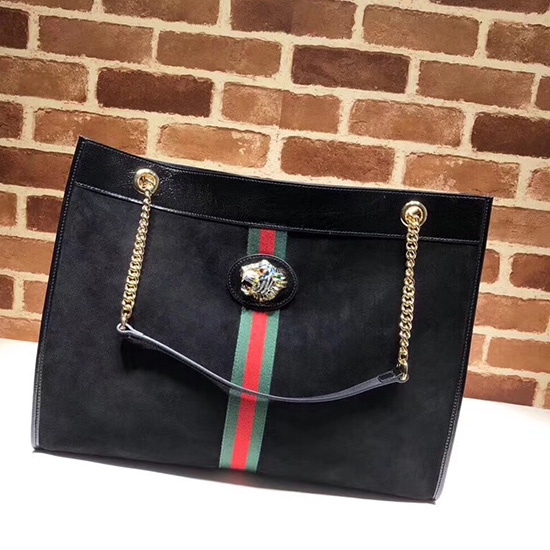 Gucci Rajah Nagy Táska Fekete 537219