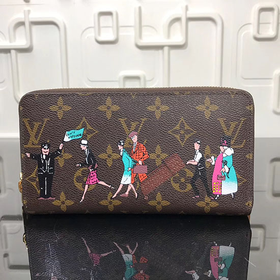 Louis Vuitton Monogram Vászon Cipzáras Pénztárca M60291