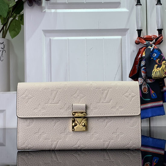 Louis Vuitton Sarah Pénztárca Krém M83276