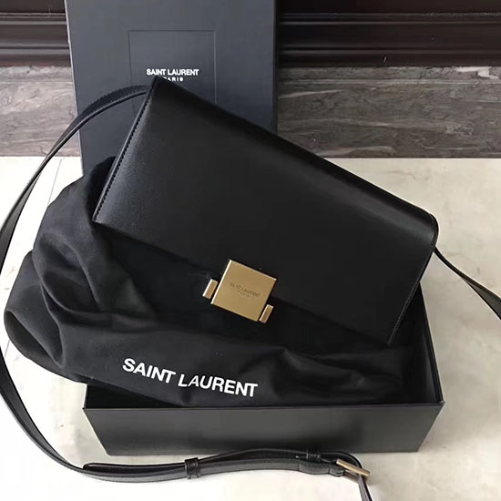 Saint Laurent Közepes Bellechasse Táska Fekete 462044