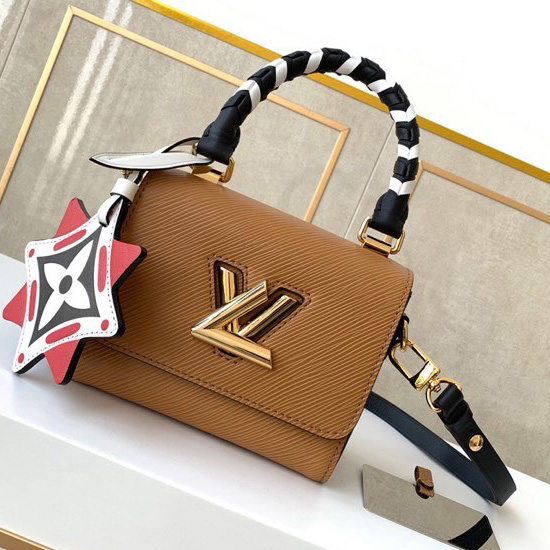 LV クラフティ ツイスト ミニ ブラウン M56849