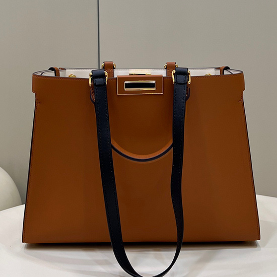 Fendi Peekaboo Small X Draagtas Bruin F8539