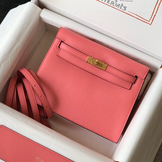 Hermes Evercolor Kelly Dans Roze Hkd074