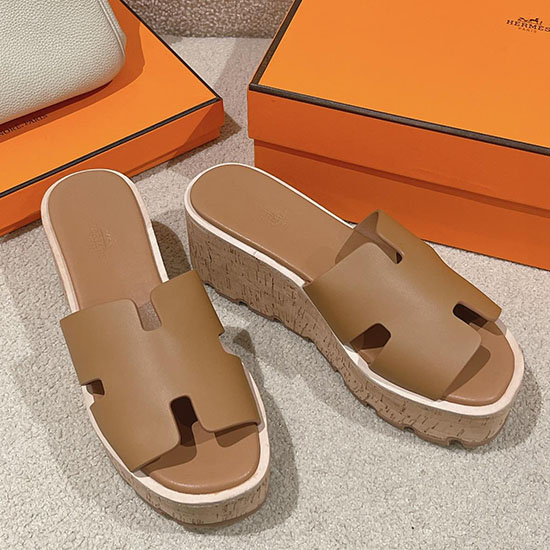 Hermes Sandalen Met Sleehak Msh041105