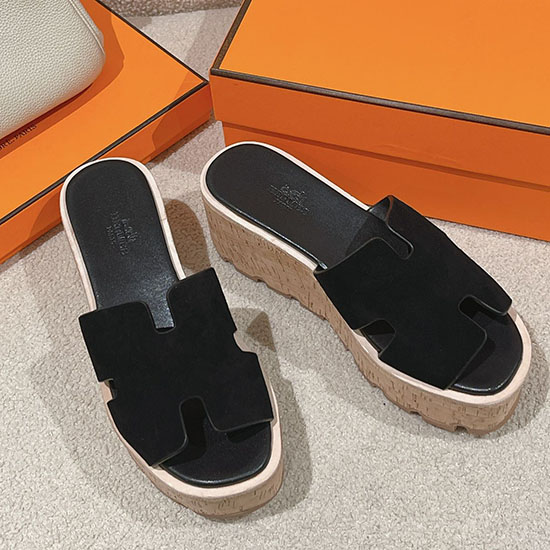 Hermes Sandalen Met Sleehak Msh041106