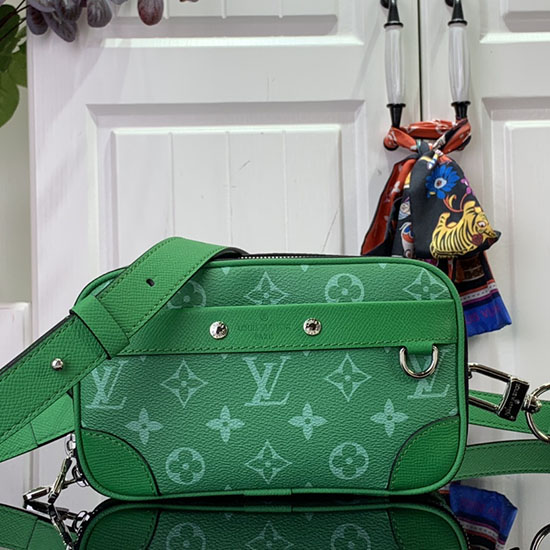 Louis Vuitton Alpha Draagbare Portemonnee Groen M30997