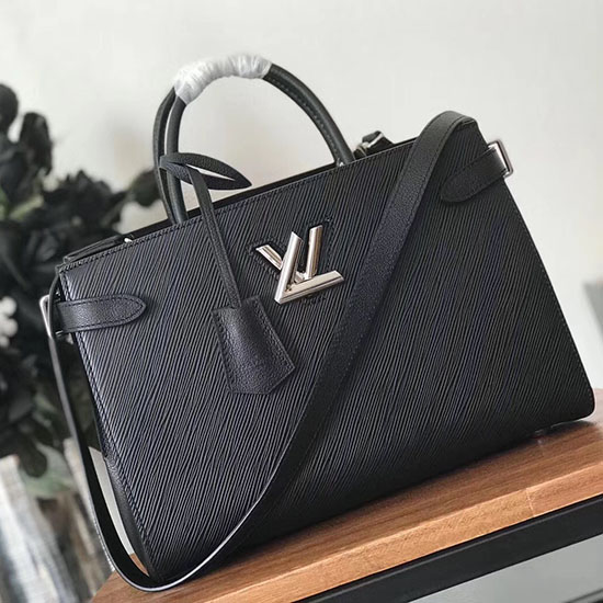 Louis Vuitton Epi Leren Draagtas Zwart M54980