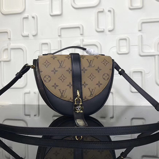 Louis Vuitton Monogram Omgekeerd Canvas Chantilly Lock Noir M43645