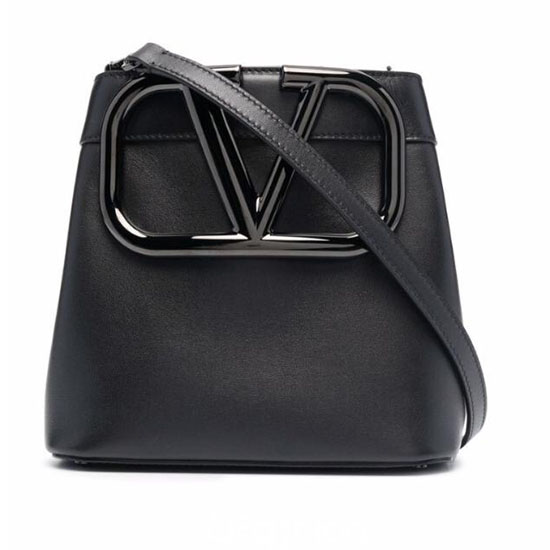 Valentino Kalfsleren Bucketbag Zwart V1122