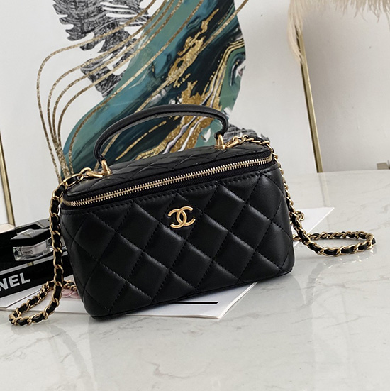 Chanel Kosmetyczka Czarna Torebka As81118