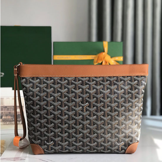 Etui Goyard Conti Pm Brązowe Gy020233