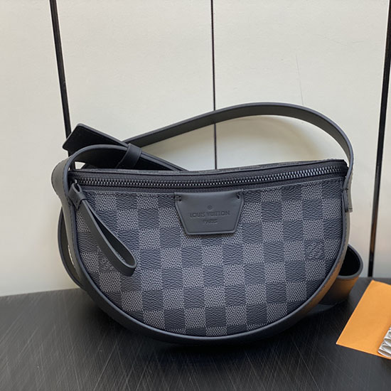 Listonoszka Lv Damier Grafitowy Księżyc M23835