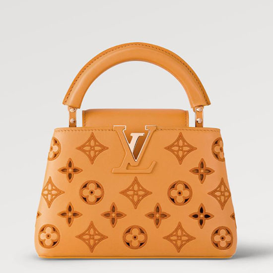 Louis Vuitton Capucines Mini Brązowy M22863