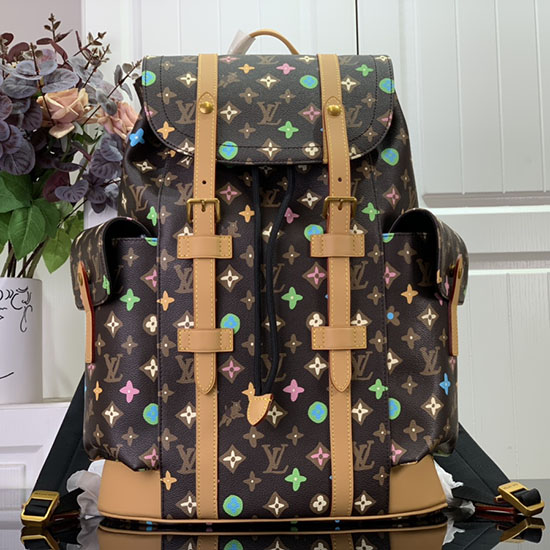 Louis Vuitton Christopher Mm Brązowy M25240