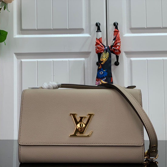 Louis Vuitton Lockme Sprzęgło Beżowe M56088