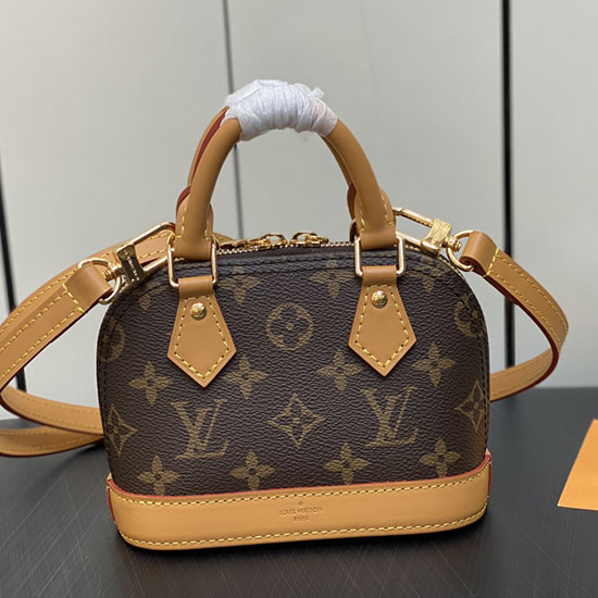 Louis Vuitton Nano Alma Brązowy M82717