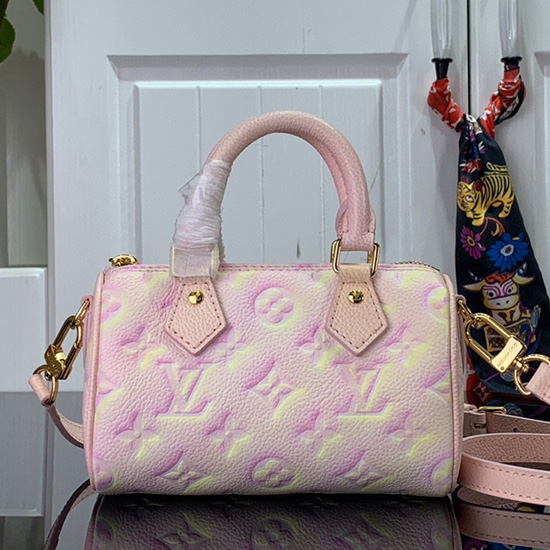 Louis Vuitton Nano Speedy Różowy M81508