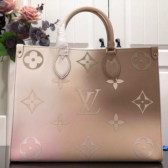 Louis Vuitton Onthego Mm Beżowy M20510