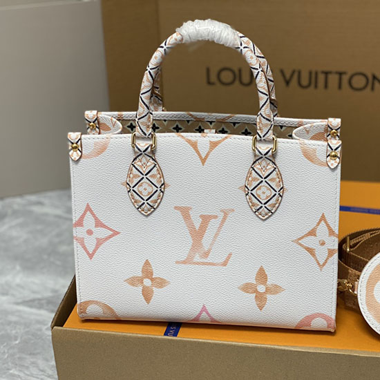 Louis Vuitton Onthego Pm Beżowy M22976