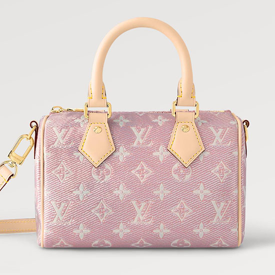 Louis Vuitton Speedy Bandouliere 20 W Kolorze Różowym M22849